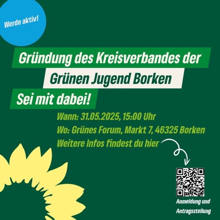 Gründung des Kreisverbandes der Grünen Jugend Borken
