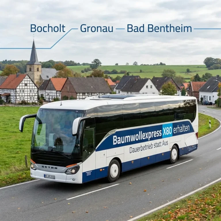 Antrag: Übernahme der Linie X80 (Baumwollexpress) in den Dauerbetrieb ohne Anpassung